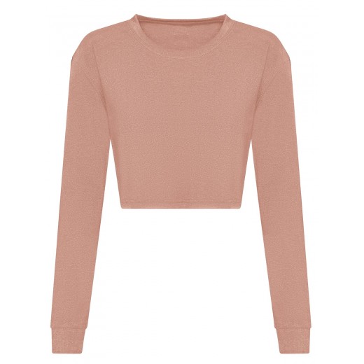 WOMENS LONG SLEEVED CROPPED T JT016