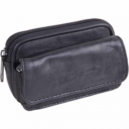 POCHETTE IN PELLE, APPLICABILE ALLA CINTURA