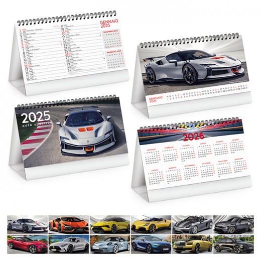 CALENDARI DA TAVOLO - AUTO SPORTIVE PA406