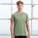 MEN'S ROLL SLEEVE T 100%C