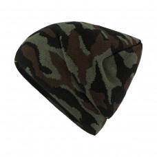 CAMOUFLAGE BEANIE 100%P