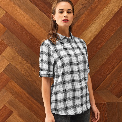 GINMILL CHECK -LADIES' SHIRT 1