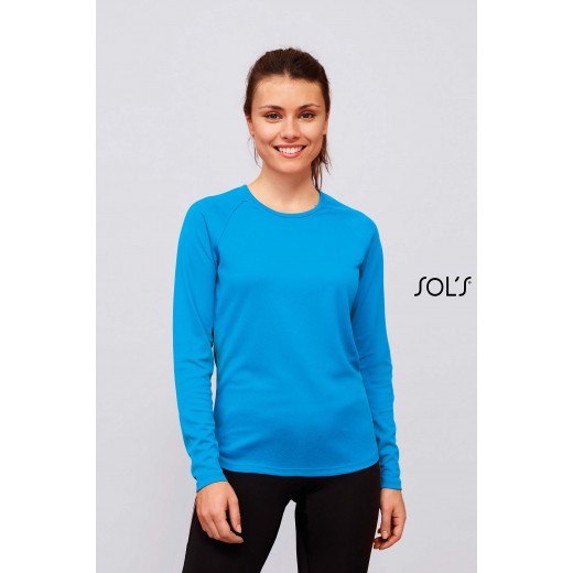 T-SHIRT DONNA MANICA LUNGA SPORTY LSL WOMEN 02072