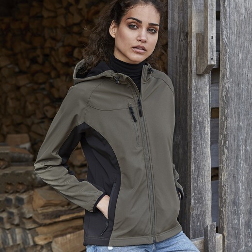 LADIES HOOD.PERF.SOFTSHELL 95%