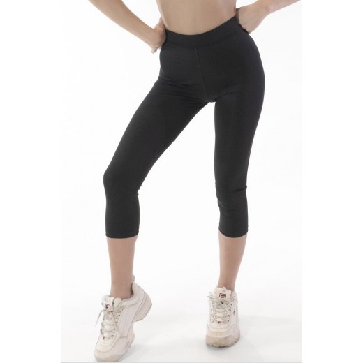 LEGGINGS 3/4 SPORT 90/10% POL/ELA 240 GR/M2  IT1071