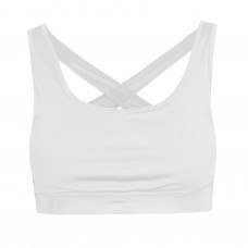 TOP BRA SPORT 90/10% POL/ELA 240 GR/M2 BIANCO-S IT1077