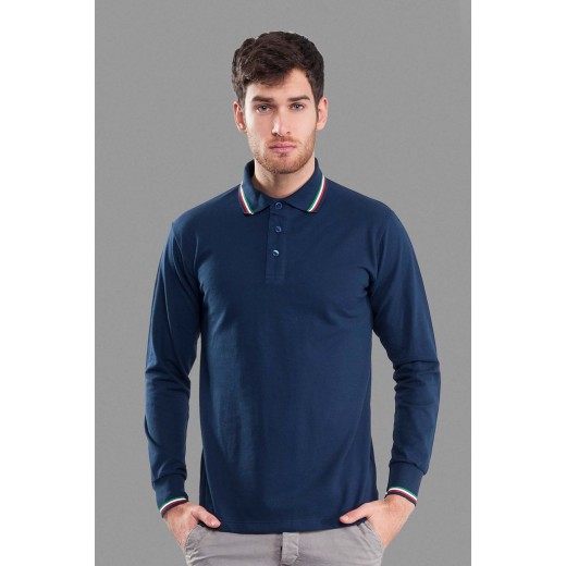 POLO PIQUE M/L 50/50% COT/COT.RIC. 180 GR/M2  IT110